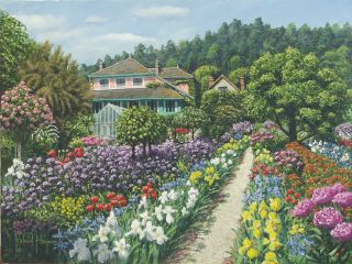 Painting, Monet's Garden, Giverny