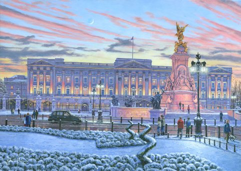 Painting - Winter Lights, Buckingham Palace, London